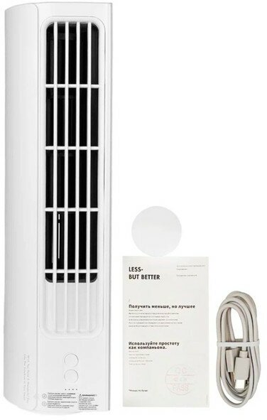 Вентилятор Xiaomi SOLOVE Tower Fan 3000mAh 3 Speed, портативный, 10 Вт, 3 режима, белый