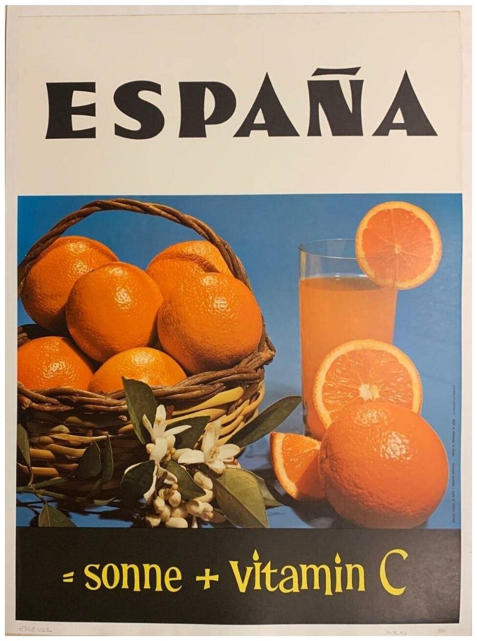 Рекламный плакат - Апельсиновый сок