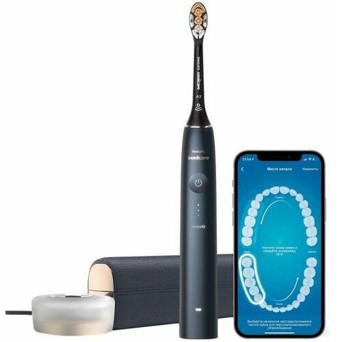 Электрическая зубная щетка Philips Sonicare Prestige 9900 HX9996/12 звуковая зубная щетка philips sonicare 9900 prestige 9997 41 limited edition золотистое шампанское