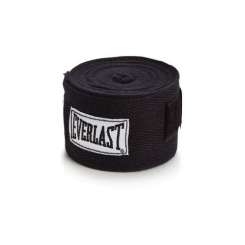 Бинты боксерские Everlast 23 Black 3 м. (One Size) скакалка everlast 2 9 м yellow one size