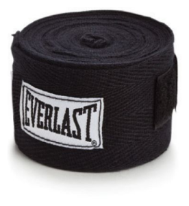 Бинты боксерские Everlast 23 Black 3 м. (One Size)