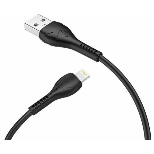 Кабель Hoco Кабель Hoco X37 USB - Lightning для быстрой зарядки Apple, iPhone, iPad, AirPods, кабель зарядка для айфон 1м 1 м, 1 шт, белый, площадь сечения 1 кв. мм, длина 1 м, 1 шт., черный черный, фиолетовый