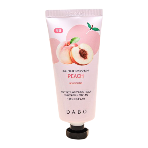 Dabo Крем для рук Skin Relief c экстрактом персика, 100 мл