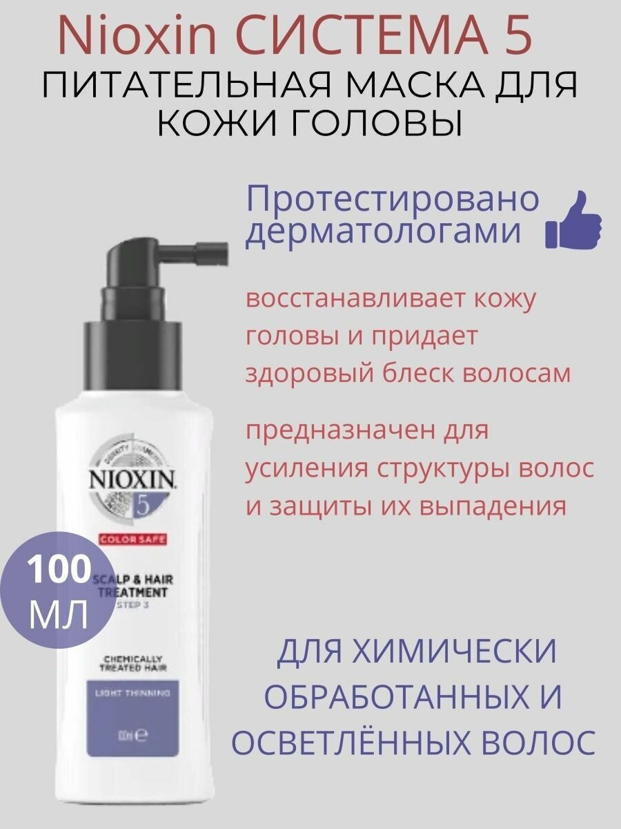 Nioxin Питательная маска 100 мл (Nioxin, ) - фото №8