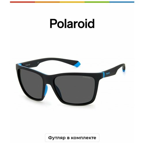 Солнцезащитные очки Polaroid Polaroid PLD 2126/S OY4 M9 PLD 2126/S OY4 M9, серый, черный солнцезащитные очки polaroid авиаторы оправа металл поляризационные с защитой от уф зеркальные устойчивые к появлению царапин черный
