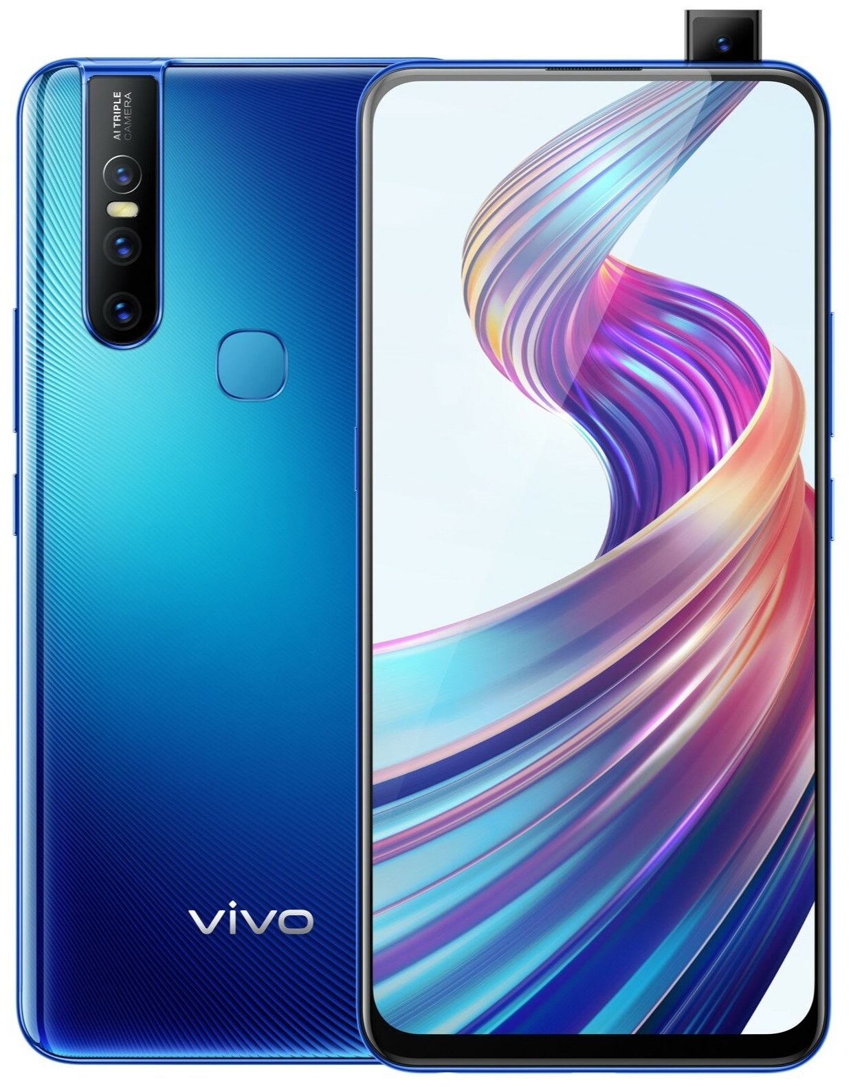 Смартфон vivo V15 6/64 ГБ, голубой топаз