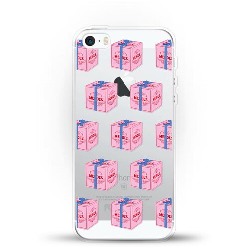 фото Силиконовый чехол mendls на apple iphone 5/iphone 5s/iphone se andy & paul