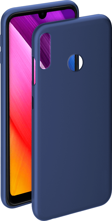 Чехол Gel Color Case для Huawei Y7 (2019), синий, Deppa 86661