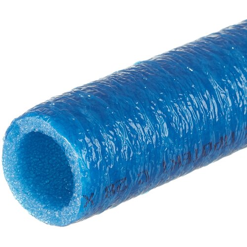 Теплоизоляция для труб Стенофлекс ПЭ 28х6х1000 мм синяя (упаковка 10 шт.) утеплитель жгутовый стенофлекс d 40 мм 3 м