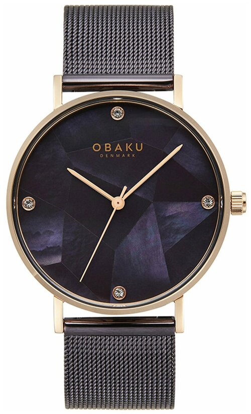 Наручные часы OBAKU, золотой, фиолетовый