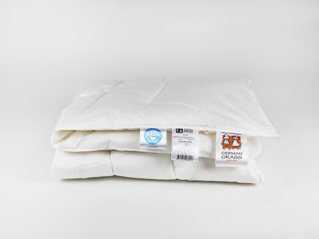 Всесезонное пуховое одеяло Baby Angel German Grass (белый), Одеяло 100х135 стандартное