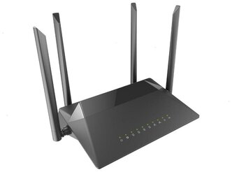 Маршрутизатор D-Link беспроводной AC1200 10/100/1000BASE-TX/4G ready черный