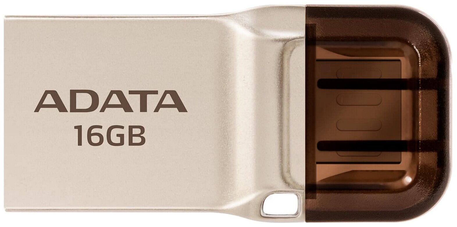 USB 3.1 16GB A-Data UC360 (USB 3.1/MicroUSB) золото