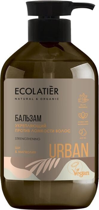 Ecolatier Бальзам Укрепляющий против ломкости волос ши & магнолия, 400 мл, Ecolatier