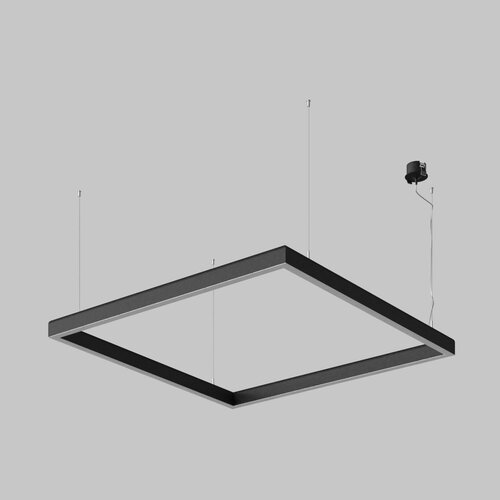 Подвесной светодиодный светильник Ledron SKYLINE Basic 670х1335 Black 4000K