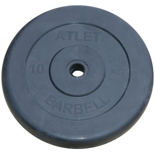 фото Диск для штанги mb barbell «атлет», 31 мм, 10 кг (mb-atletb31-10)