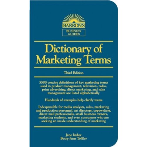 Dictionary of Marketing Terms 3 Edition