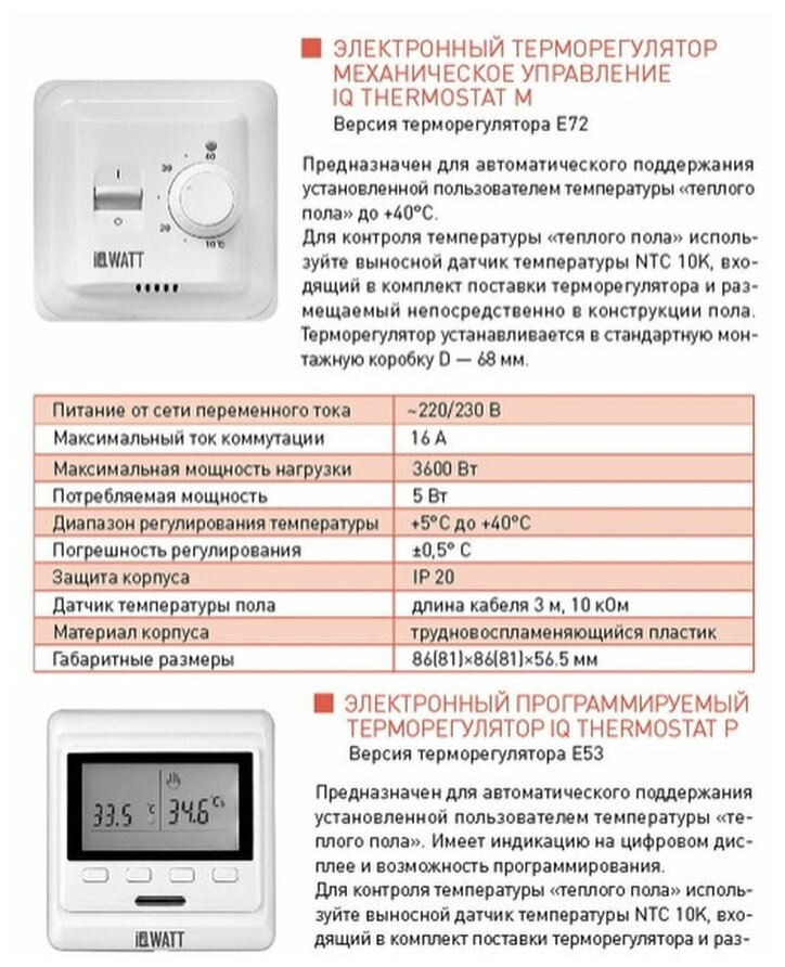 Нагревательный мат IQWATT IQ FLOOR MAT 150 Вт/м2 5 м2 750 Вт - фотография № 2