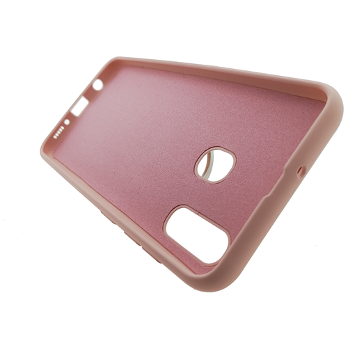 фото Чехол на самcунг а30 derbi slim silicone-3 с кольцом розовый