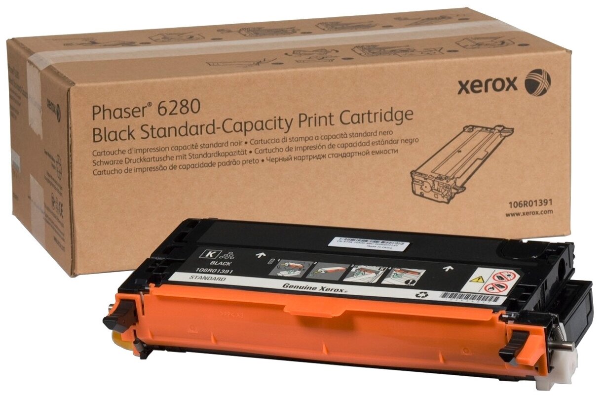 106R01391 Принт-картридж XEROX Phaser 6280 106R01391 стандартный, черный CNL