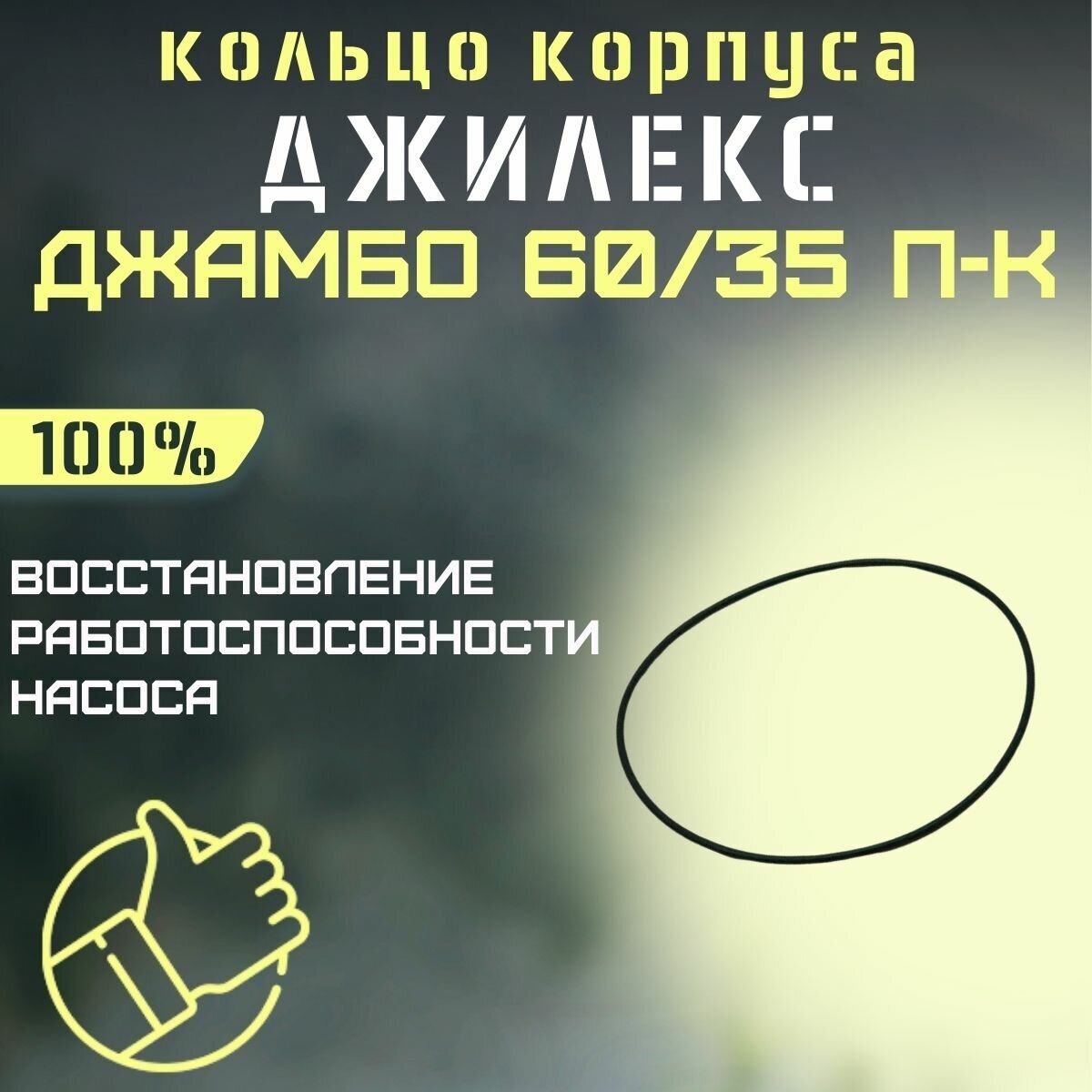 Уплотнительное кольцо корпуса насоса Джилекс Джамбо 60/35 П-К (kolcokorp6035PK)