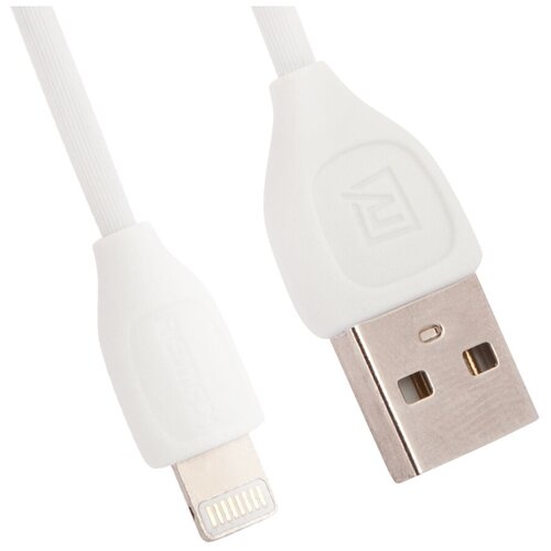 Кабель Remax Lesu USB - Apple Lightning (RC-050i), 1 м, белый кабель usb 8 pin remax rc 050i lesu 1 0м круглый 2 1a силикон цвет белый