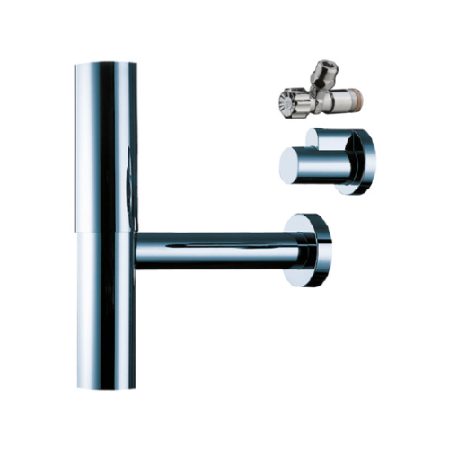 Сифон, Hansgrohe, для раковины, цвет-хром