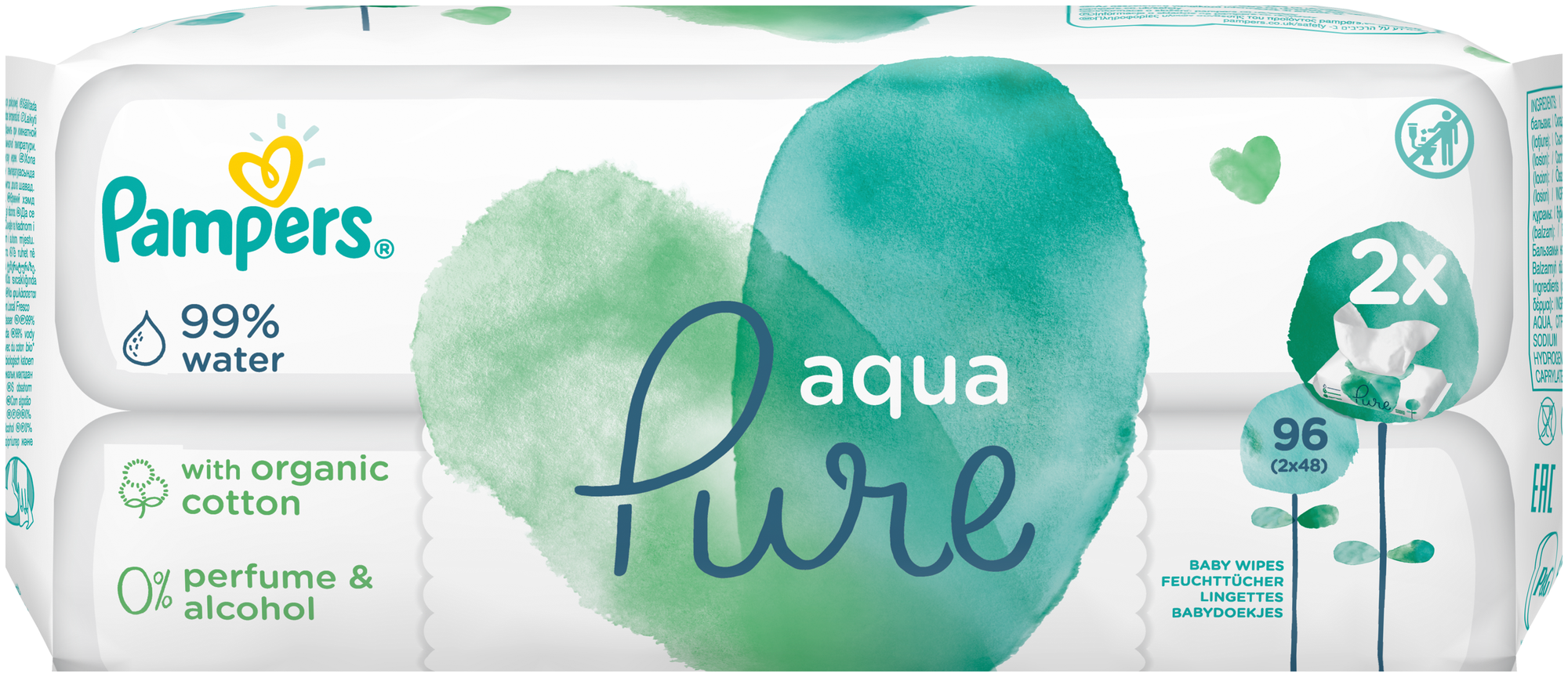 Влажные салфетки Pampers Aqua Pure