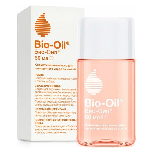 Масло косметическое от шрамов, растяжек, неровного тона Bio-Oil Bio-Oil 60 мл