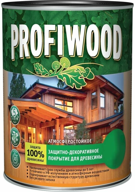 Пропитка Profiwood для дерева защитно-декоративная палисандр 0.7 кг 72628