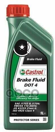 Тормозная Жидкость Castrol Brake Fluid Dot 4 1Л 157D5a Castrol арт. 157D5A