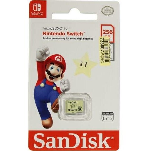 SD карта Sandisk Nintendo Switch SDSQXAO-256G-GN3ZN карта памяти microsdhc 256gb sandisk sdsqxao 256g gn3zn