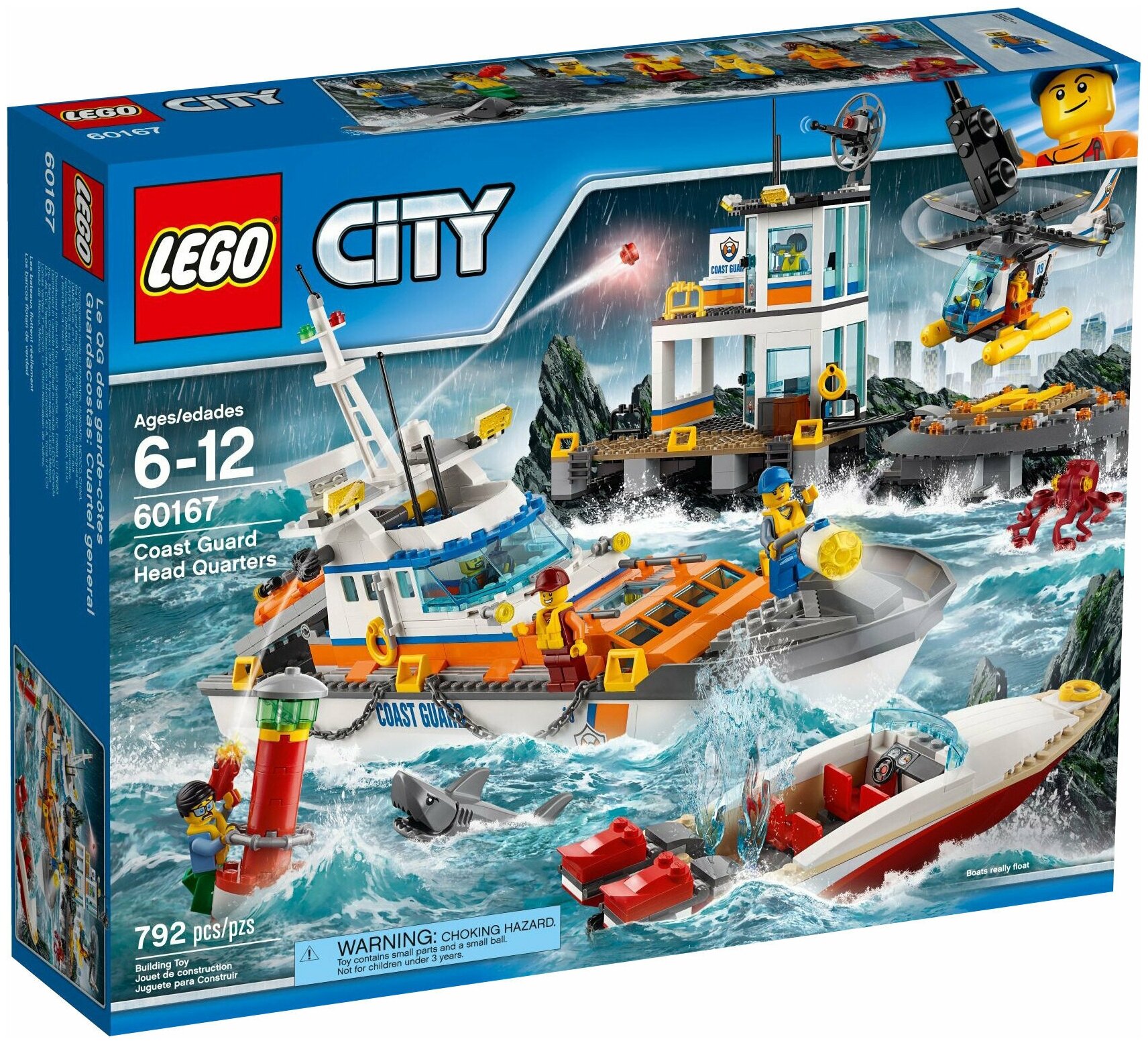 Конструктор LEGO City 60167 Штаб береговой охраны