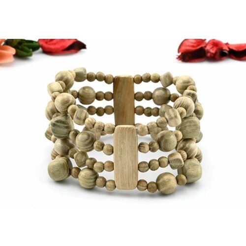 Жесткий браслет RDS, дерево