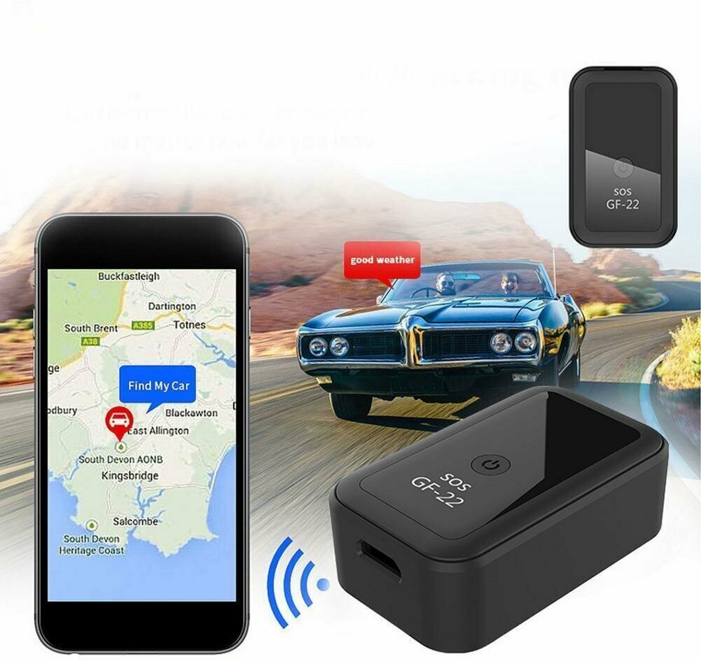 GPS GSM трекер GF-22/ точность определения координат до 10м кнопка SOS передача данных в режиме реального времени
