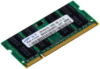 Оперативная память Samsung 2 ГБ DDR2 800 МГц SODIMM CL6 M470T5663RZ3-CF7