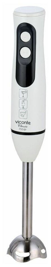 Блендер погружной VICONTE VC-4439 800 Вт, белый/черный