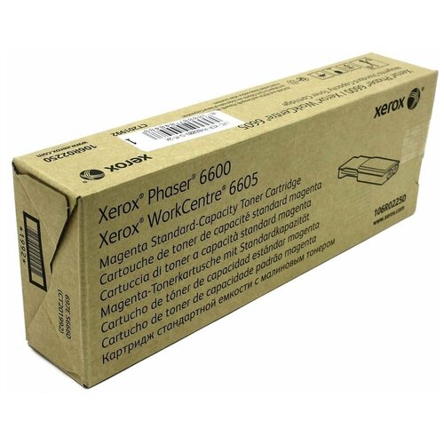 Картридж Xerox 106R02250, 2000 стр, пурпурный картридж ds 106r02250 пурпурный