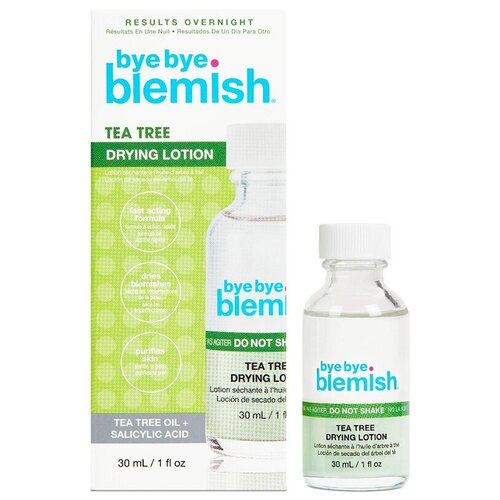 Лосьон для лица BYE BYE BLEMISH ночной с салициловой кислотой и маслом чайного дерева (против несовершенств кожи) 28 г