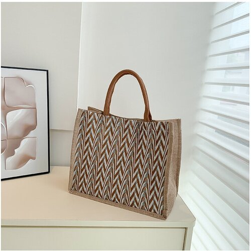 фото Сумка шоппер , бежевый raduysya