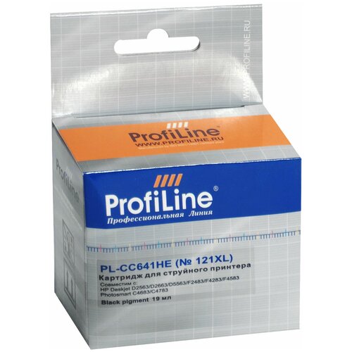 Картридж ProfiLine PL-CC641HE-Bk, 600 стр, черный картридж profiline pl cc641he bk 600 стр черный