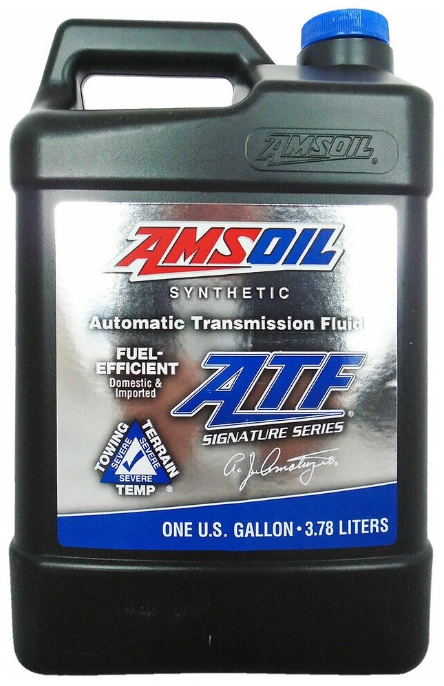 Трансмиссионное масло AMSOIL Signature Series Fuel-Efficient Synthetic Automatic Transmission Fluid (ATF) (3,78л)