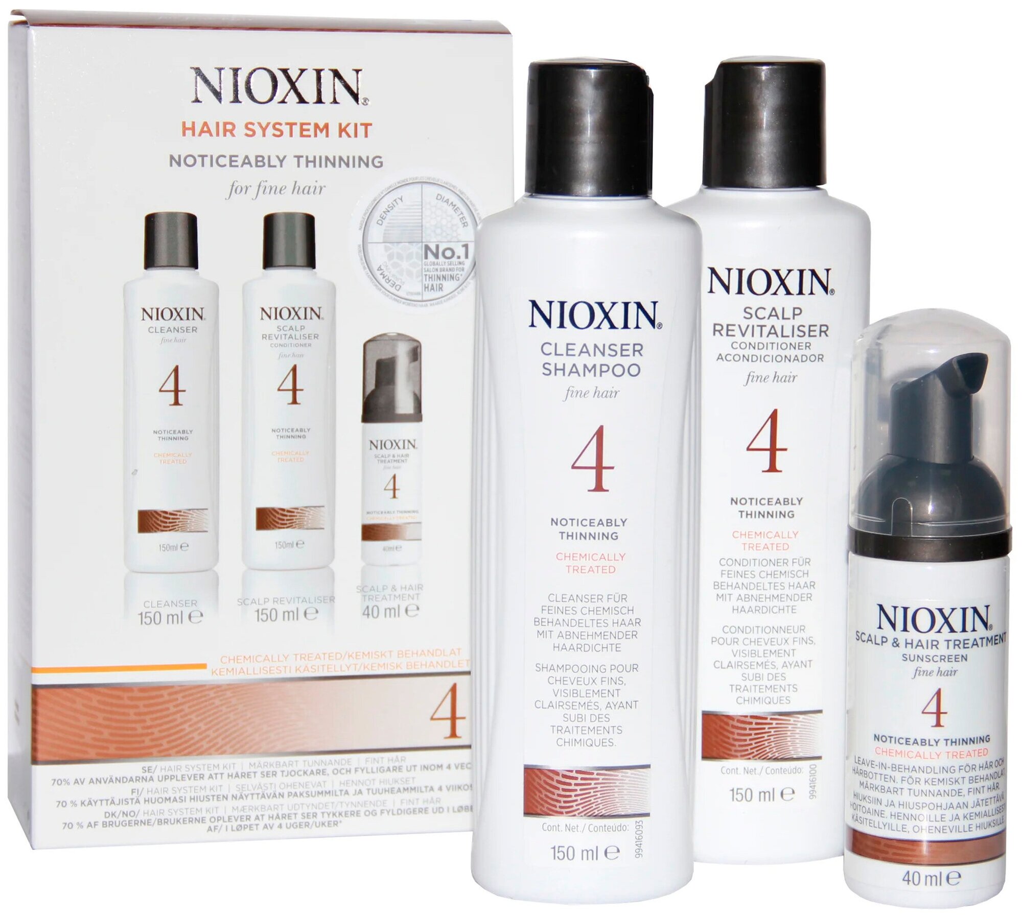 Nioxin Набор 3х-ступенчатая система (Nioxin, ) - фото №5