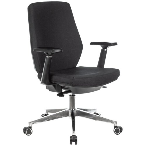 фото Компьютерное кресло бюрократ ch-545/lux офисное, обивка: текстиль, цвет: черный 38-418