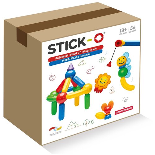 Конструктор STICK-O 901093 Большая рыбалка 56 дет.