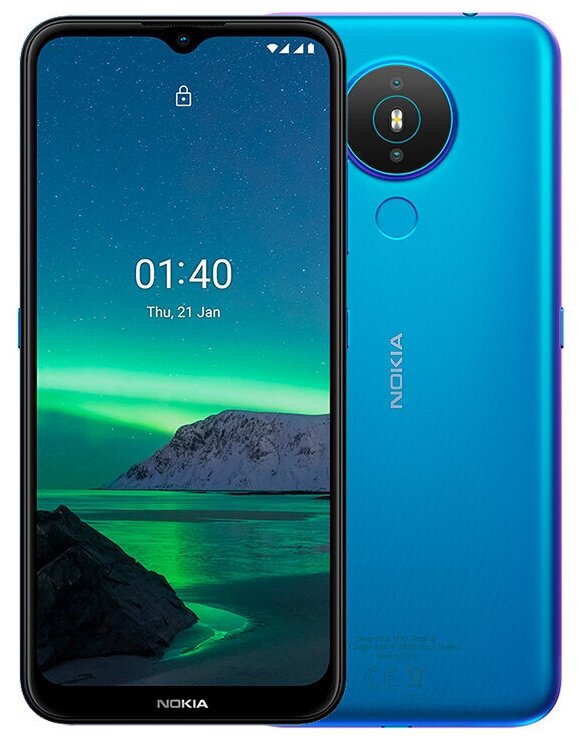 Смартфон Nokia 1.4 3/64 ГБ, 2 SIM, полярная ночь