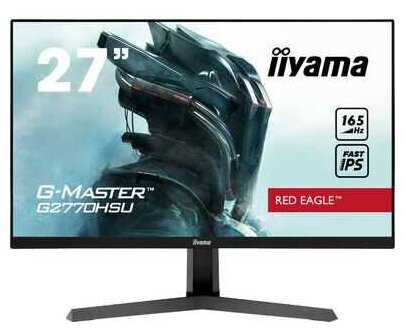 Монитор LCD 27' [16:9] 1920х1080(FHD) IPS, nonGLARE, 165 Гц, 250cd/m2, H178°/V178°, 1100:1, 80M:1, 16.7M, 0,8 ms, HDMI, DP, Tilt, Speakers, Audio out, 3Y, Black