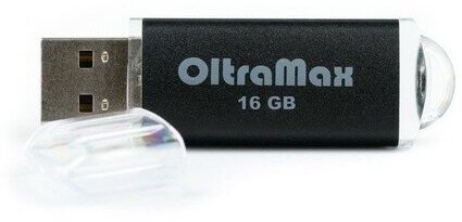 OltraMax Флешка OltraMax 30, 16 Гб, USB2.0, чт до 15 Мб/с, зап до 8 Мб/с, чёрная