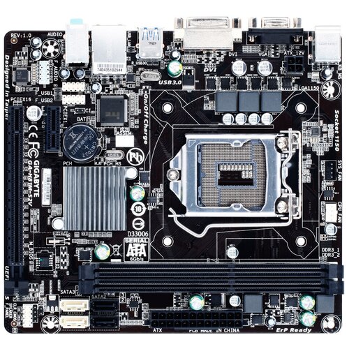 Материнская плата GIGABYTE GA-H81M-S2V rev 10 540000₽