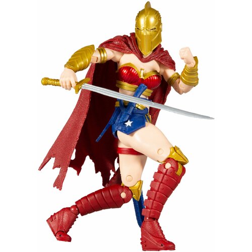 Подвижная фигурка Чудо-Женщина в шлеме веры McFarlane Toys DC Multiverse Wonder Woman With Helmet of Fate фигурка mcfarlane toys fortnite beastmode jackal